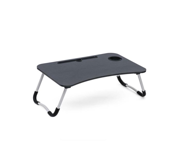 Someone’s in a Makro Lap Desk,Foldable Laptop Bed Tray Table Black Mood