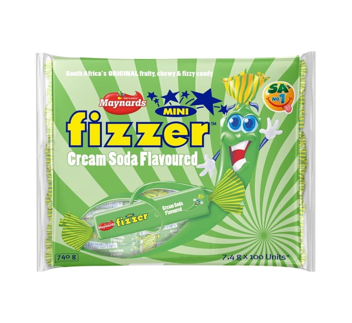 Buy Beacon Mini Fizzers Cream Soda Flavoured Chewy Candy 7.4g x 100 in ...