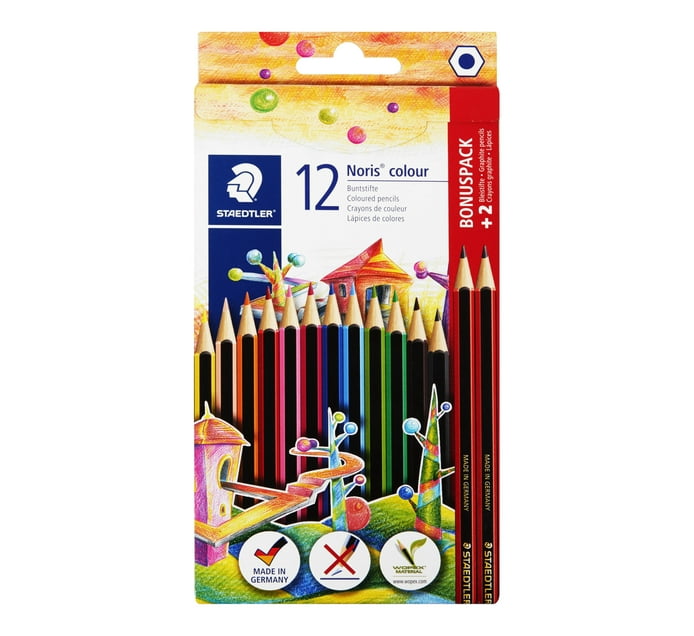 Kids Evolution Stripes Coloring Pencils - 12 Pack