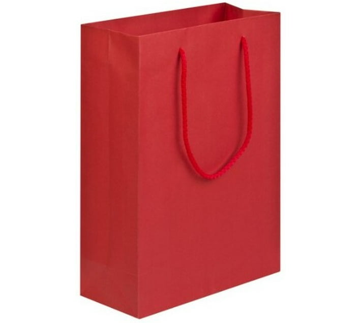 PSM1THREE Solid Paper Party Bag For Birthday (Red, Pack of 12) Makro