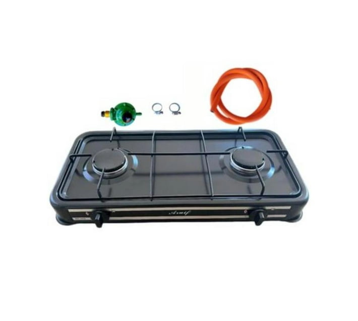 Someone’s in a Makro 2 Plate Gas Stove 2 Burner Stainless Steel With