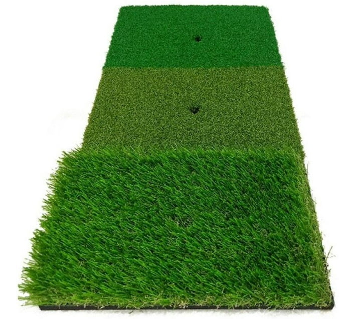The Good Sport Sport Golf Triple Turf Putting/Driving Training Aide Mat