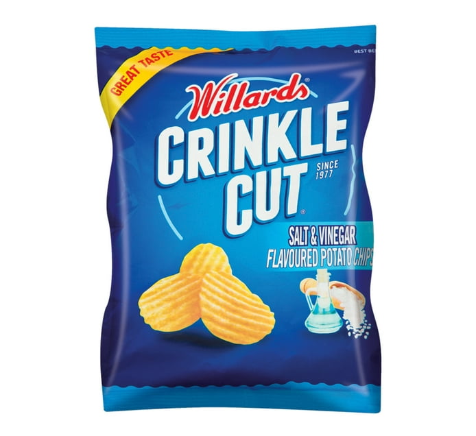 Someone’s in a Makro Willards Crinkle Cut Chips Salt And Vinegar (48 x ...