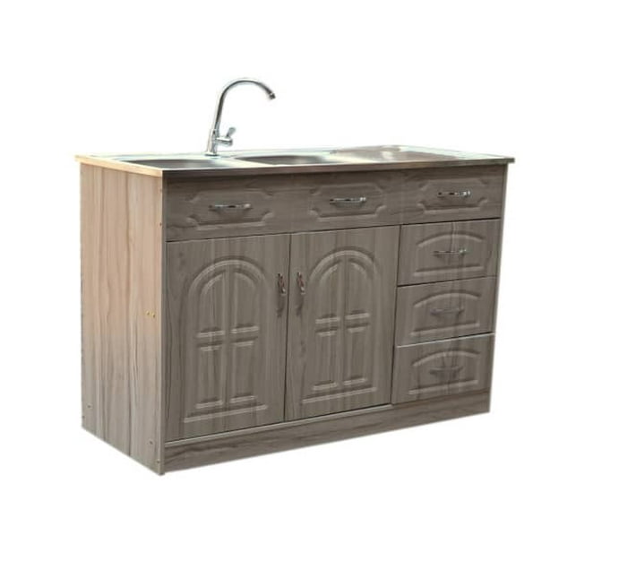 Someone’s in a Makro Sink on cupboard Assembled charcoal