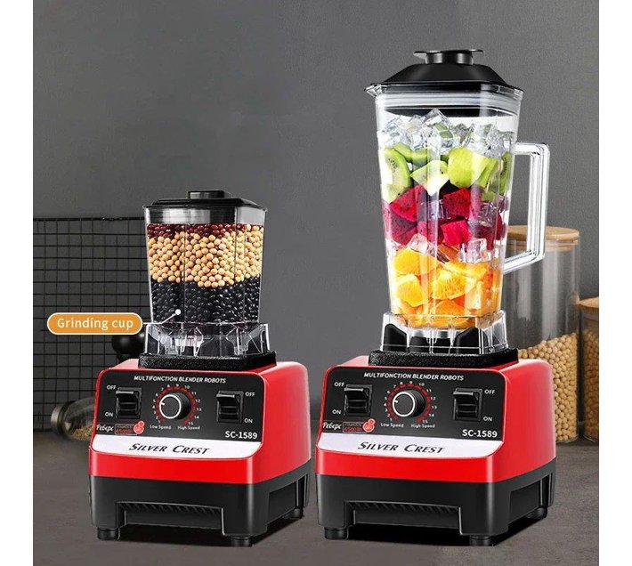 Silvercrest 3L Heavy Duty Commercial Blender, Fruit Mixer, Juicer Makro