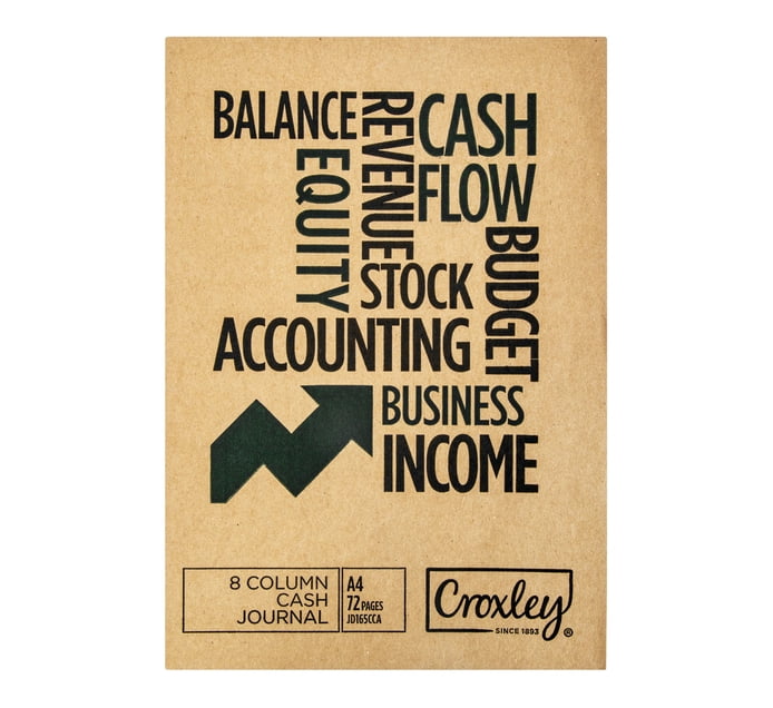 Croxley A4 Bookkeeping Cash Journal Book 72-Page | Makro