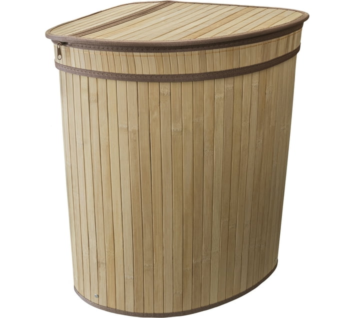Creative Deco 75 L Brown Laundry Basket Makro