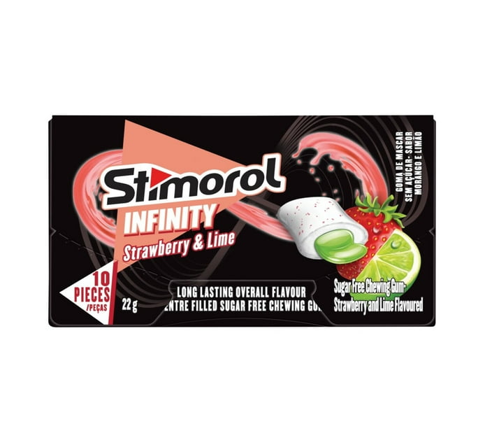Timorol Infinity Buy Stimorol Infinity Sugar Free Chewing Gum Strawberry & Lime 10 Pack ...