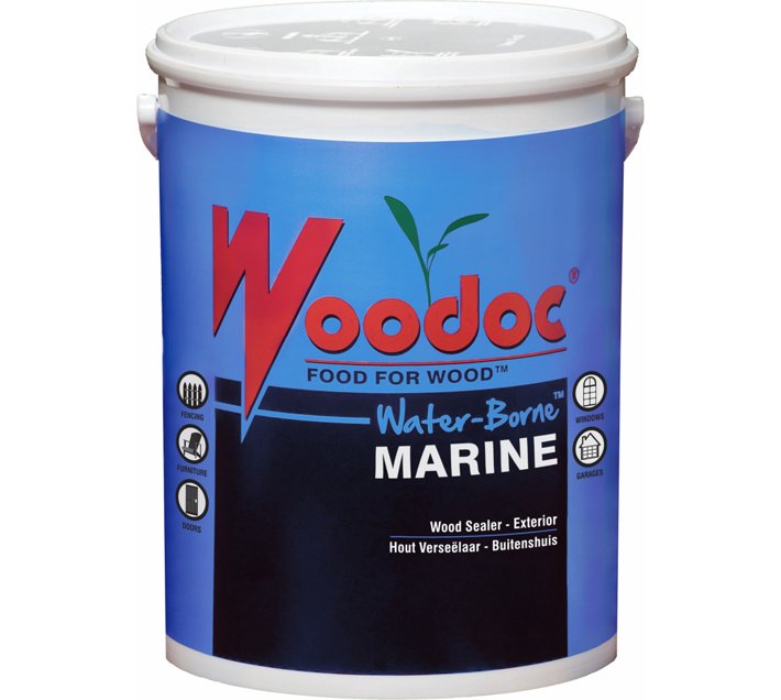 Woodoc WaterBorne Marine (Clear) Matt Wood Varnish (Alkyd 5 L) Makro