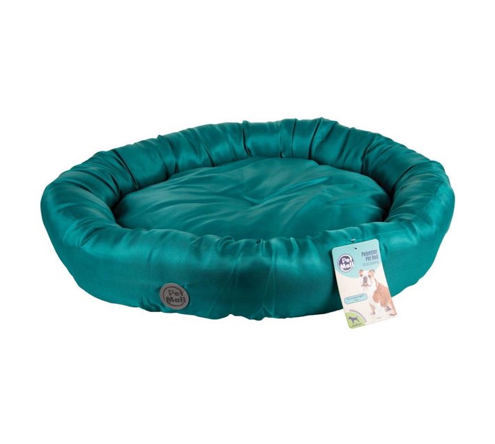 Polyester Pet Bed 70cm Diameter Green Makro