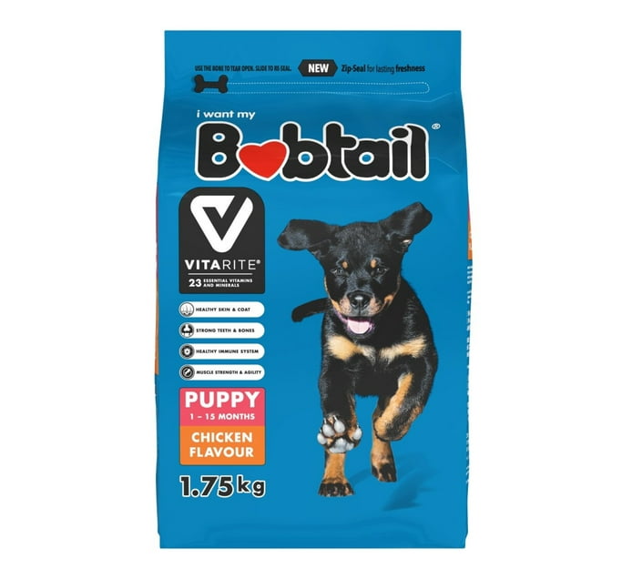 Someone’s in a Makro Bobtail 1 x 1.75kg Dry Dog Food Puppy Mini Mood