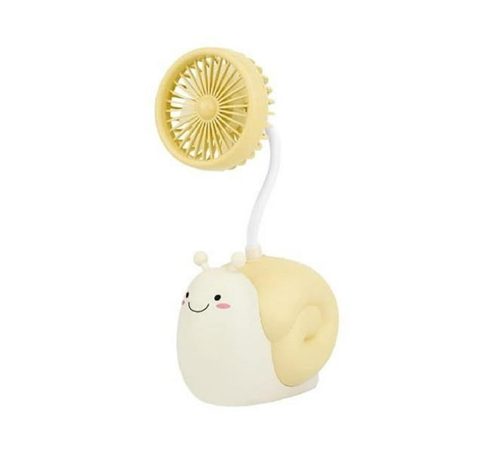 Someone’s in a Makro USB Rechargeable Snail Fan With Pen Holder CS286A