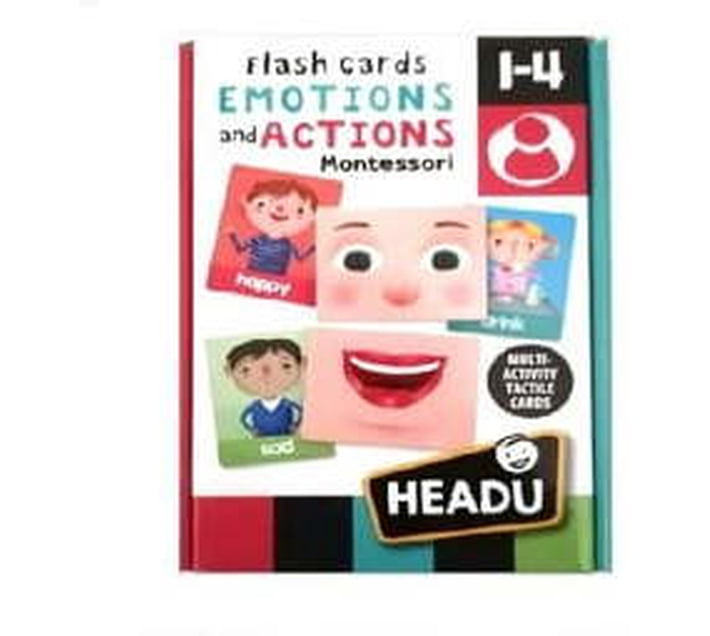 Headu FLASHCARDS EMOTIONS AND ACTIONS MONTESSORI Activity Toys | Makro