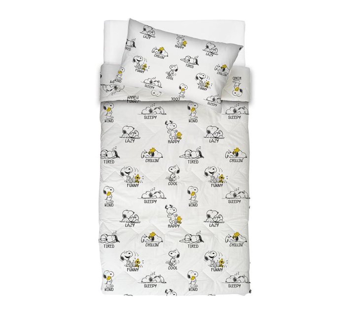 Someone’s in a Makro Snoopy Single Duvet Cover Set Mood