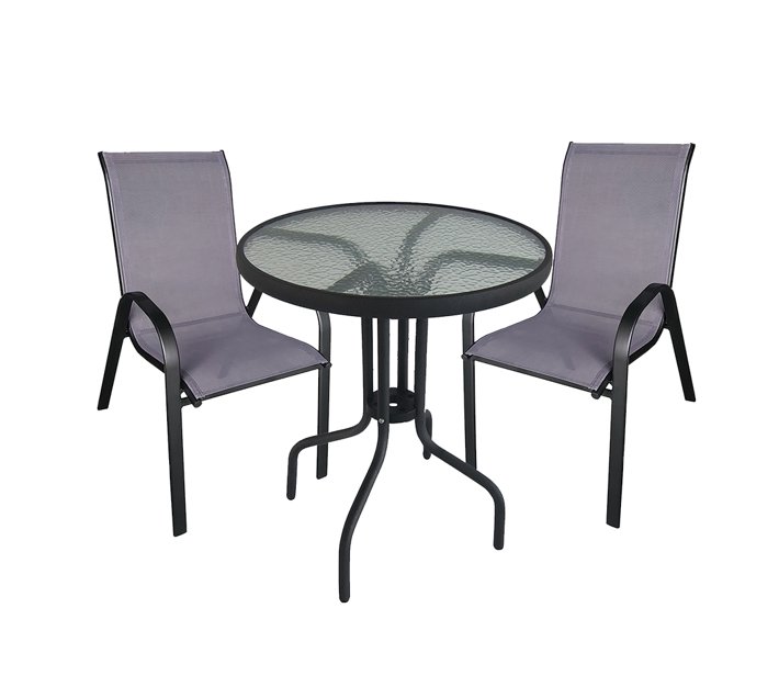 Someone’s in a Makro Seagull 3 Piece 60cm Table and KD Chair Patio Set Mood