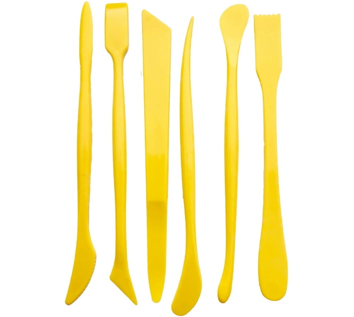 Maruti Groups Clay Modelling Tools Pack Of 6 For Shaping And