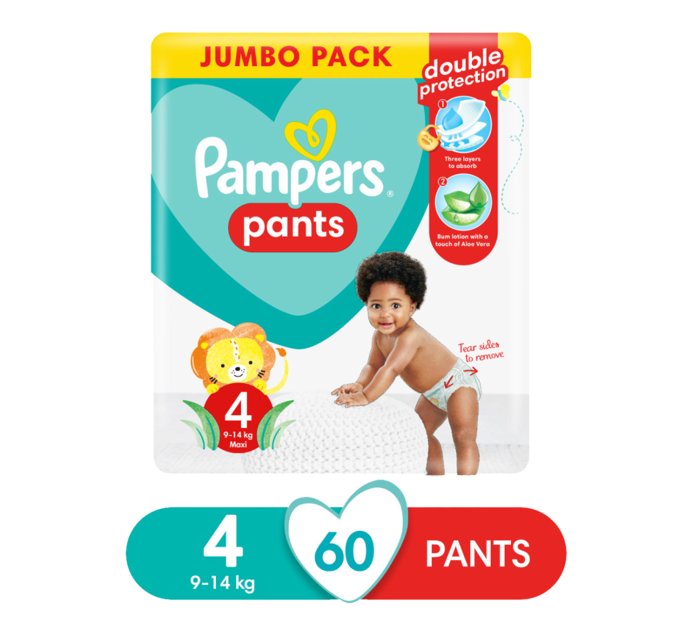 Pampers Pants Jumbo Pack Maxi (1 x 60's) Makro
