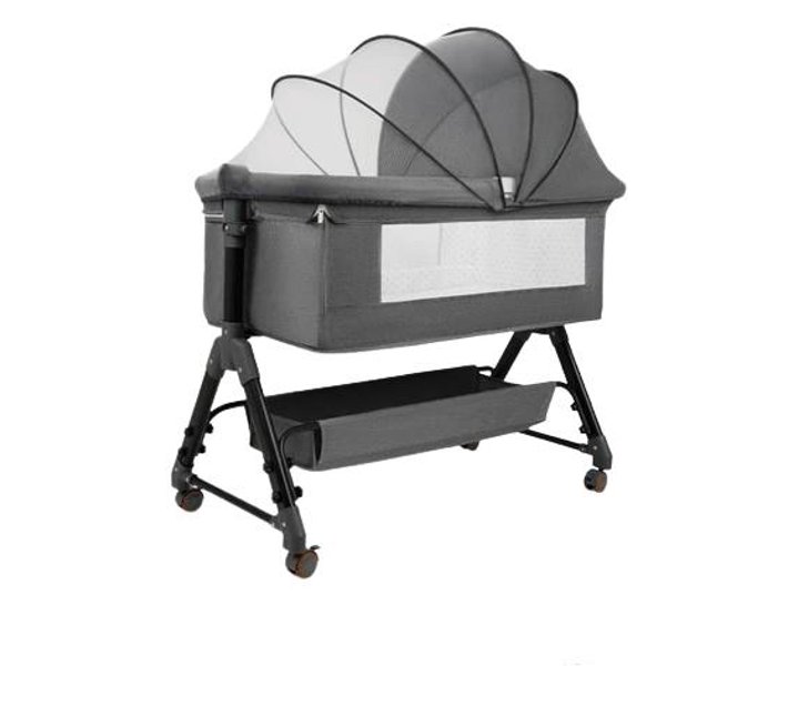 Someone’s in a Makro Baby Bed Quality Comfortable Baby Toddler Bed Grey