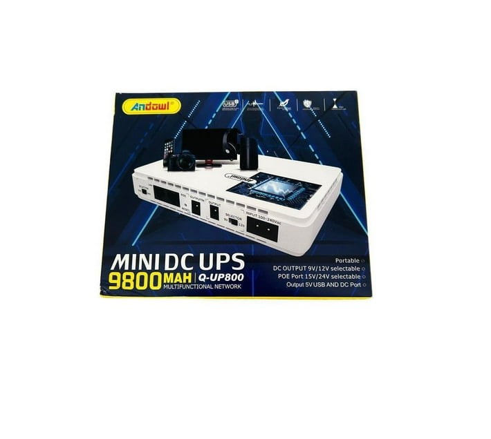 Someone’s in a Makro Andowl Mini DC UPS for WiFi or CCTV with Multi ...