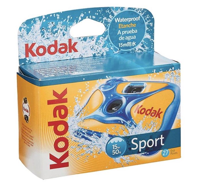 Kodak Sport 35mm Single Use Waterproof Disposable Camera Makro