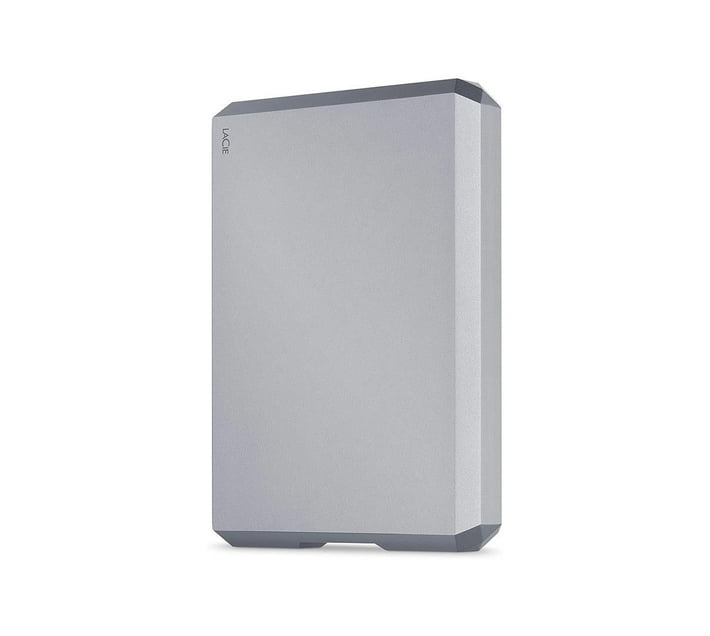 LaCie Mobile Drive 4TB External HDD Grey Makro