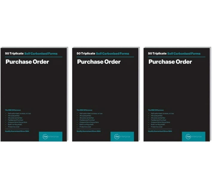 Triplicate Purchase Order Book NCR, A5 (143 X 210mm), Purchase Order