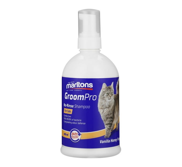 Someone’s in a Makro Marltons 450ml No Rinse Shampoo For Cats Mood