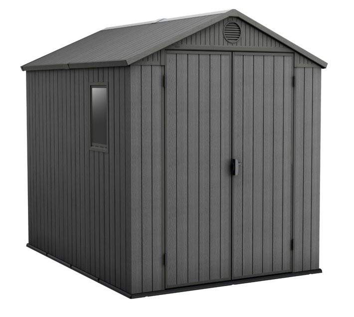 Keter Darwin 1.8x2.4m Shed - Grey 