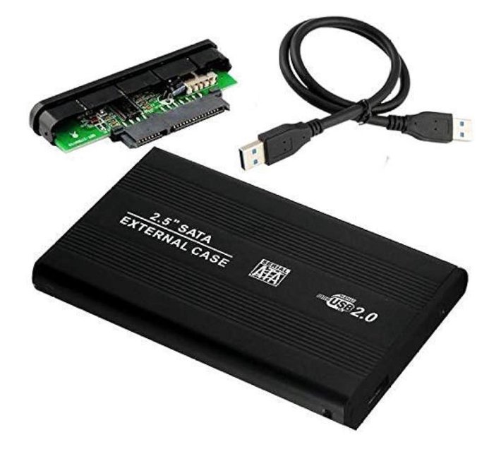 Someone’s in a Makro 2.5 Inch External Hard Drive Enclosure Case (USB 2