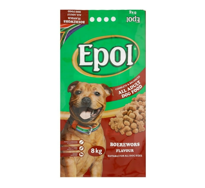 Epol Adult Dry Dog Food Boerewors (1 x 8kg) Makro