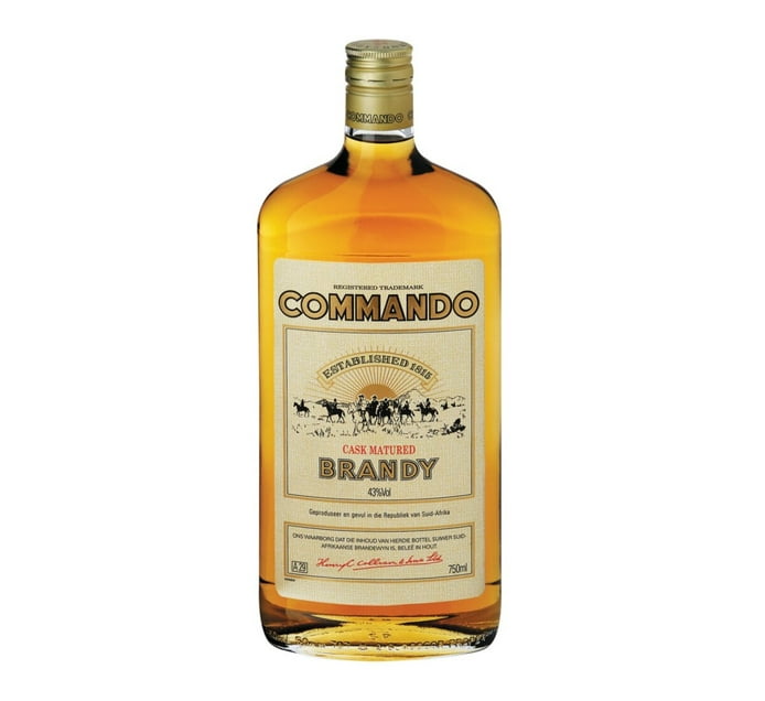Someone’s in a Makro Commando Brandy Oval (1 x 750ml) Mood