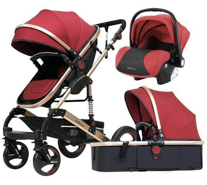 Belecco Totland Belecoo Q3, 3 in 1 Stroller/Pram with Car Seat Stroller