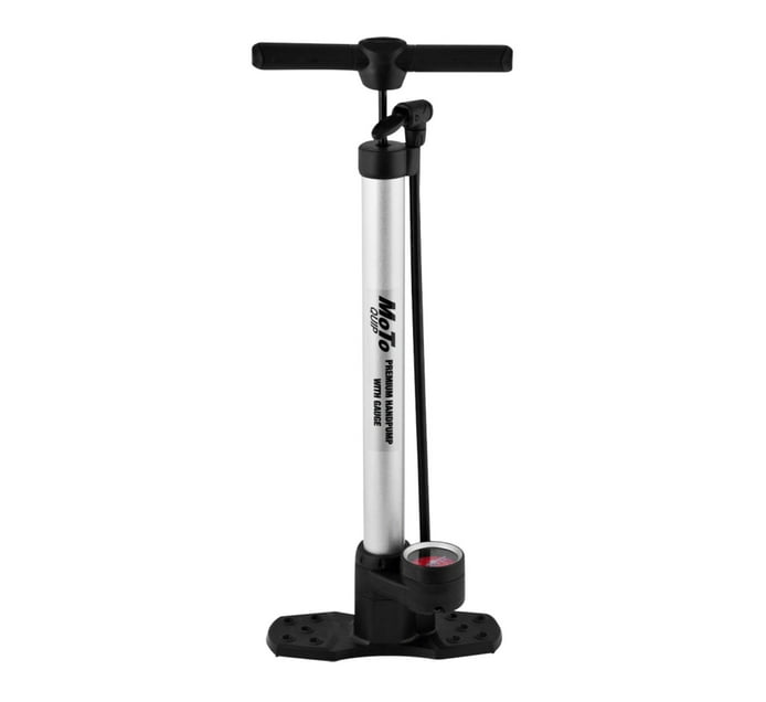 Air hand pump with gauge on sale