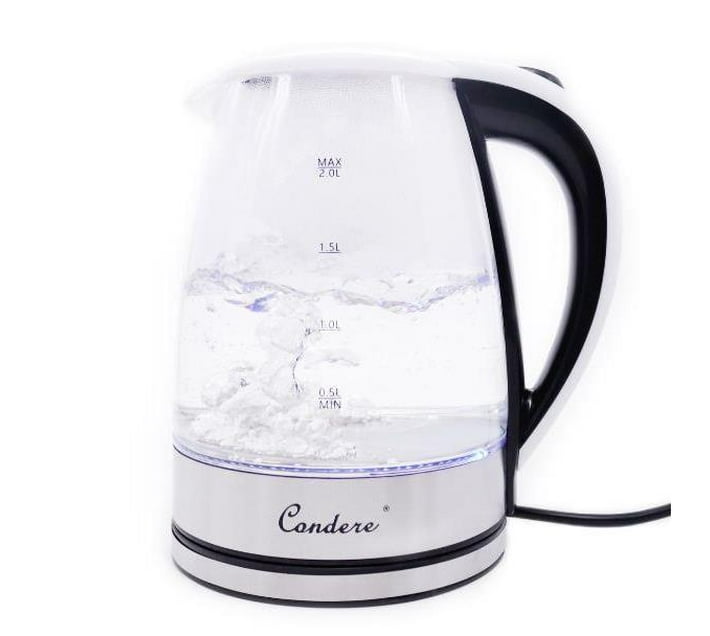 Someone’s in a Makro Condere 2 Liter Cordless Glass Electric Kettle