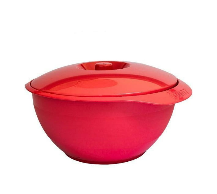 Someone’s in a Makro Otima - Salad Bowl - 12L - Red with a keyholder Mood