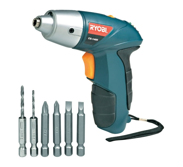 Ryobi 4.8 V Cordless Screwdriver Kit Makro