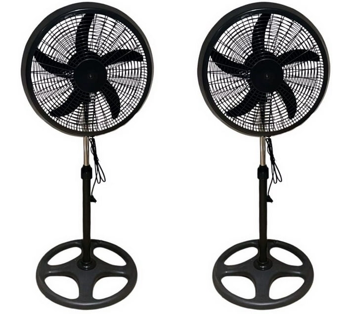 Condere Energy Saving Floor Stand Fan Pack of 2 A 12 mm 3 Blade