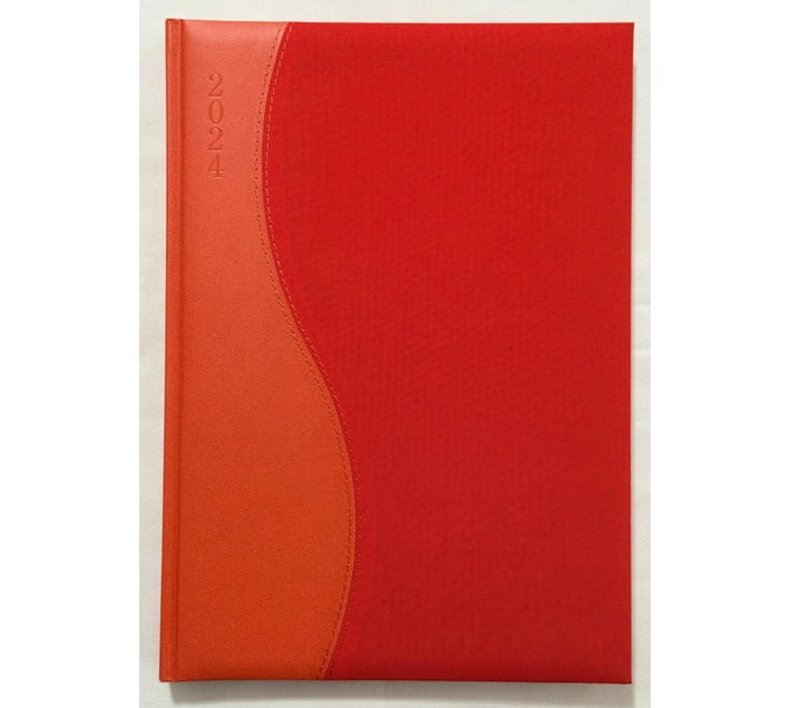 hortors A4 Diary 2024 Ruled (Orange) | Makro