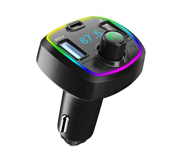 ML Multifunctional Wireless RGB Car MP3 Player FM Transmitter AB-CZ01 ...