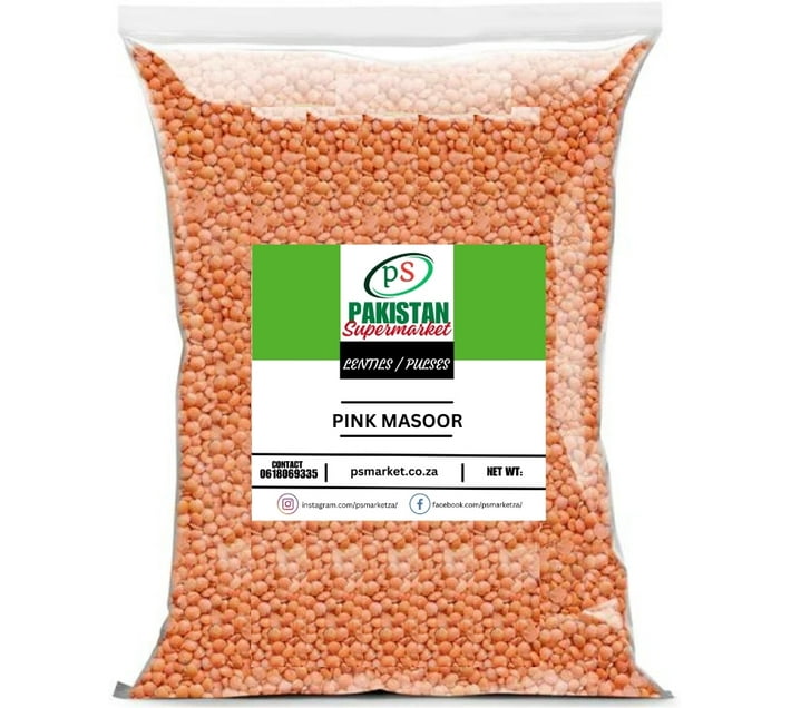 Pakistan Supermarket Organic Red Lentils (Split) (5 kg) Makro