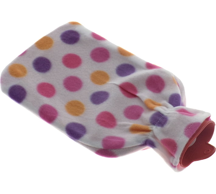 Hot Water Bottle with Super Soft Fleece Cover 1000 ml