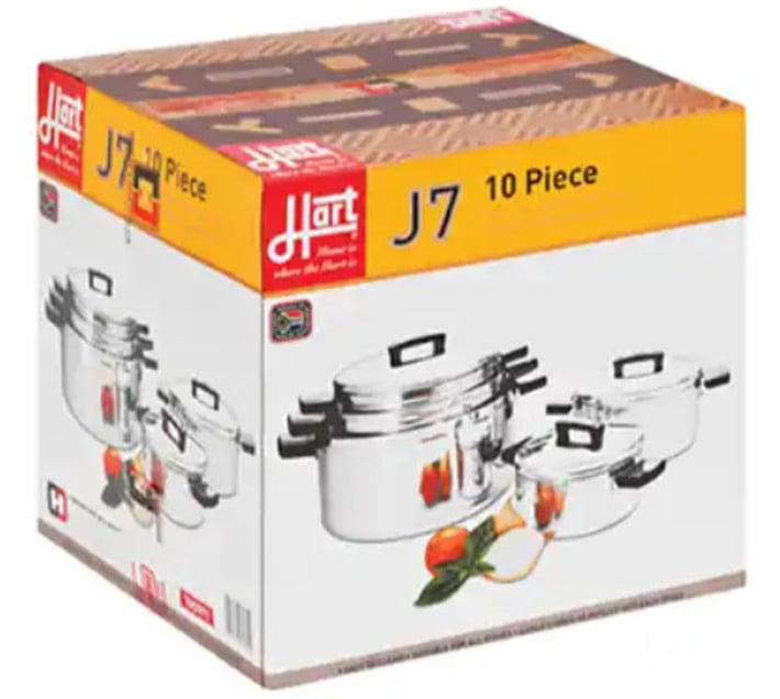 Hart Cookware Buy HART J7 Non-Stick Coated Stainless Steel Cookware Set (10 - Piece ...