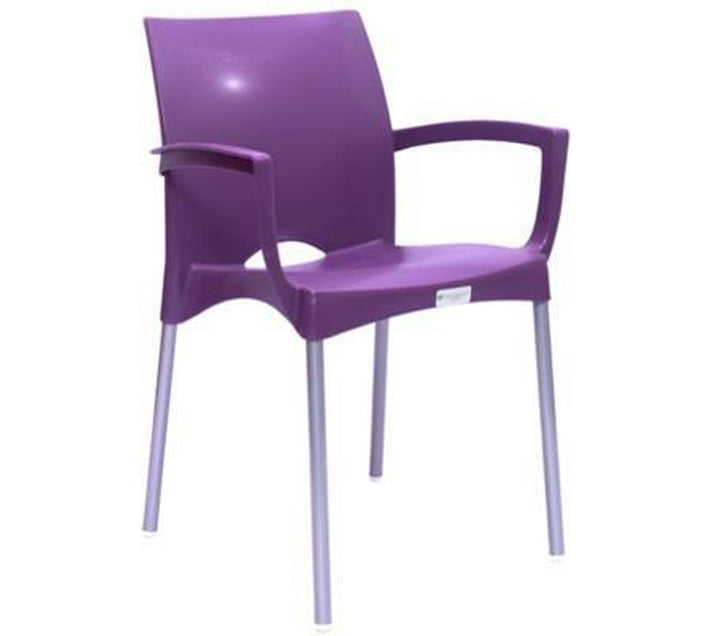 CONTOUR OUTDOOR ALEXIS CHAIR GRAPE outdoor3 Plastic Stackable Chair Makro