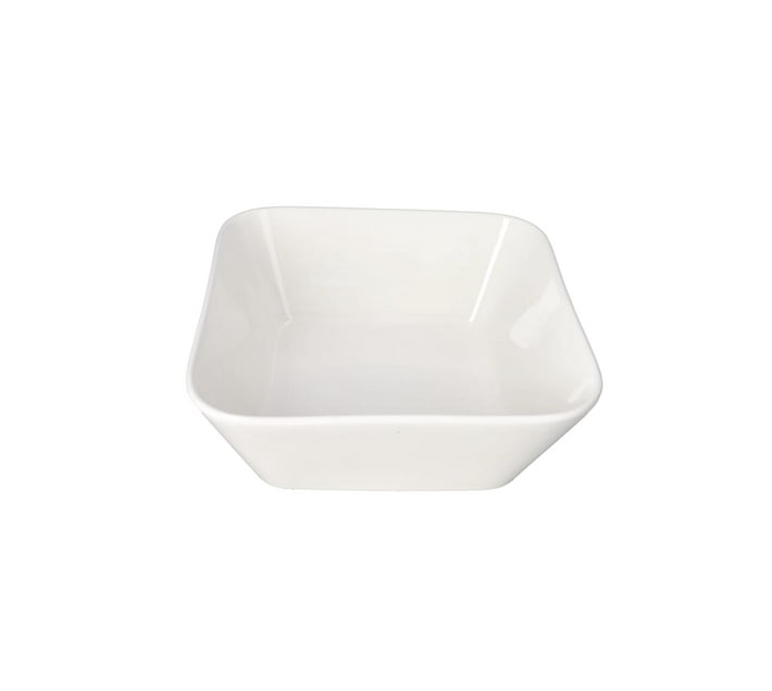 Someone’s in a Makro White Square Ceramic Salad Bowl 21cm Mood