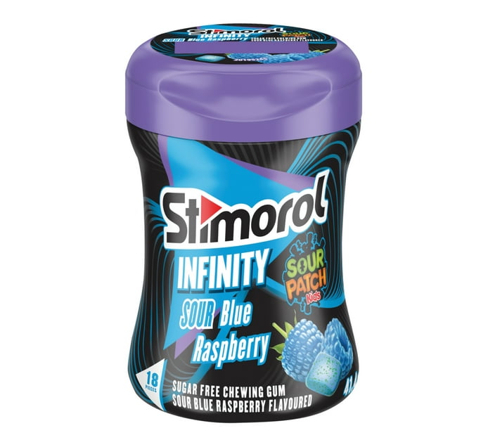 Timorol Infinity Buy Stimorol Infinity Sour Blue Raspberry Chewing Gum 41.4g in Bulk ...
