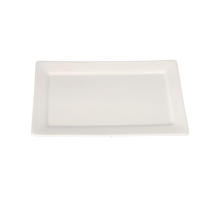 Someone’s in a Makro White Rectangular Ceramic Serving Platter Plate 26cm Mood