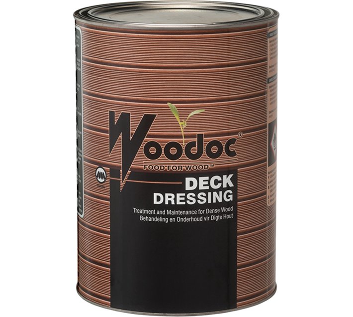 Woodoc Deck Dressing (Rich Meranti) Wood Varnish (Alkyd 20 L) Makro