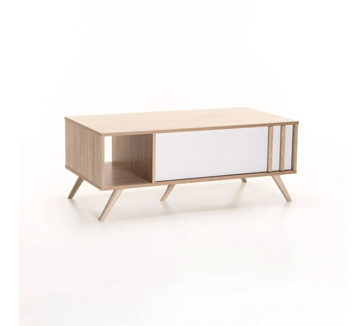 VIVIDITTO DF08016 Gin 105cm x 55cm Solid Wood Coffee Table (Finish