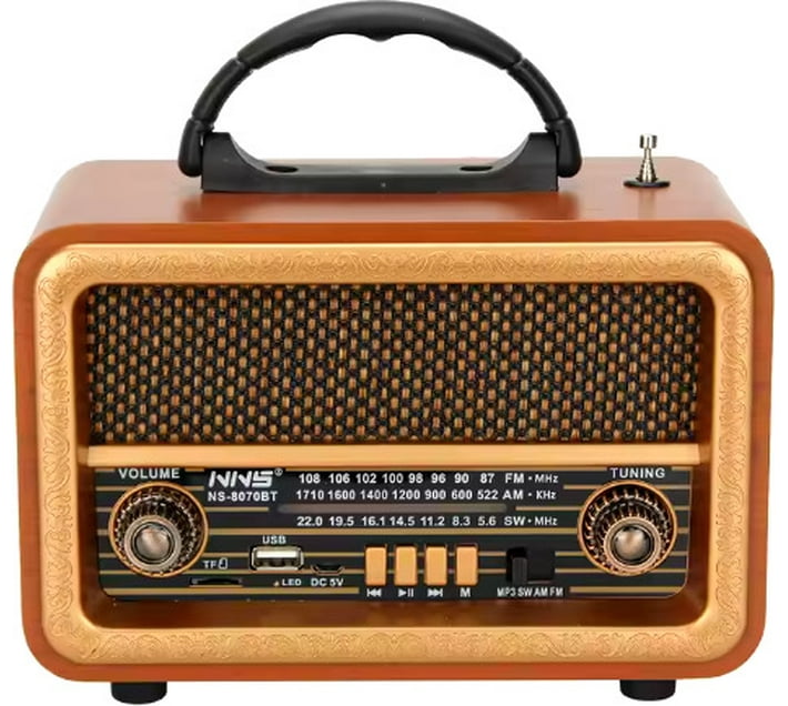 Buy Generic wooden retro am/fm radio old style portable desktop radio ...