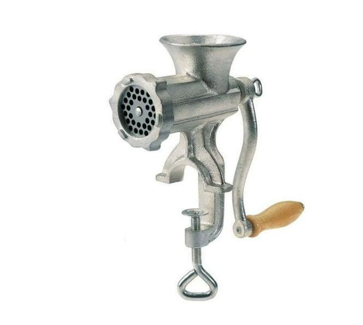 Someone’s in a Makro Heavy Duty Meat Mincer Grinder hand operated. Mood